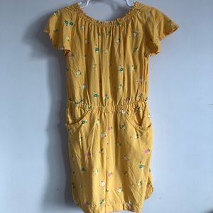 Toddler Yellow Floral Romper